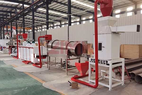 fish feed extruder machine installation